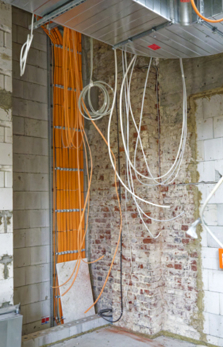 Neues Kurhaus - Datenleitungen